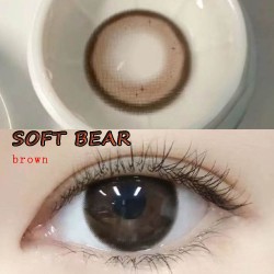 B-SOFT BEAR BROWN COLOR SOFT CONTACT LENS (2PCS/PAIR)